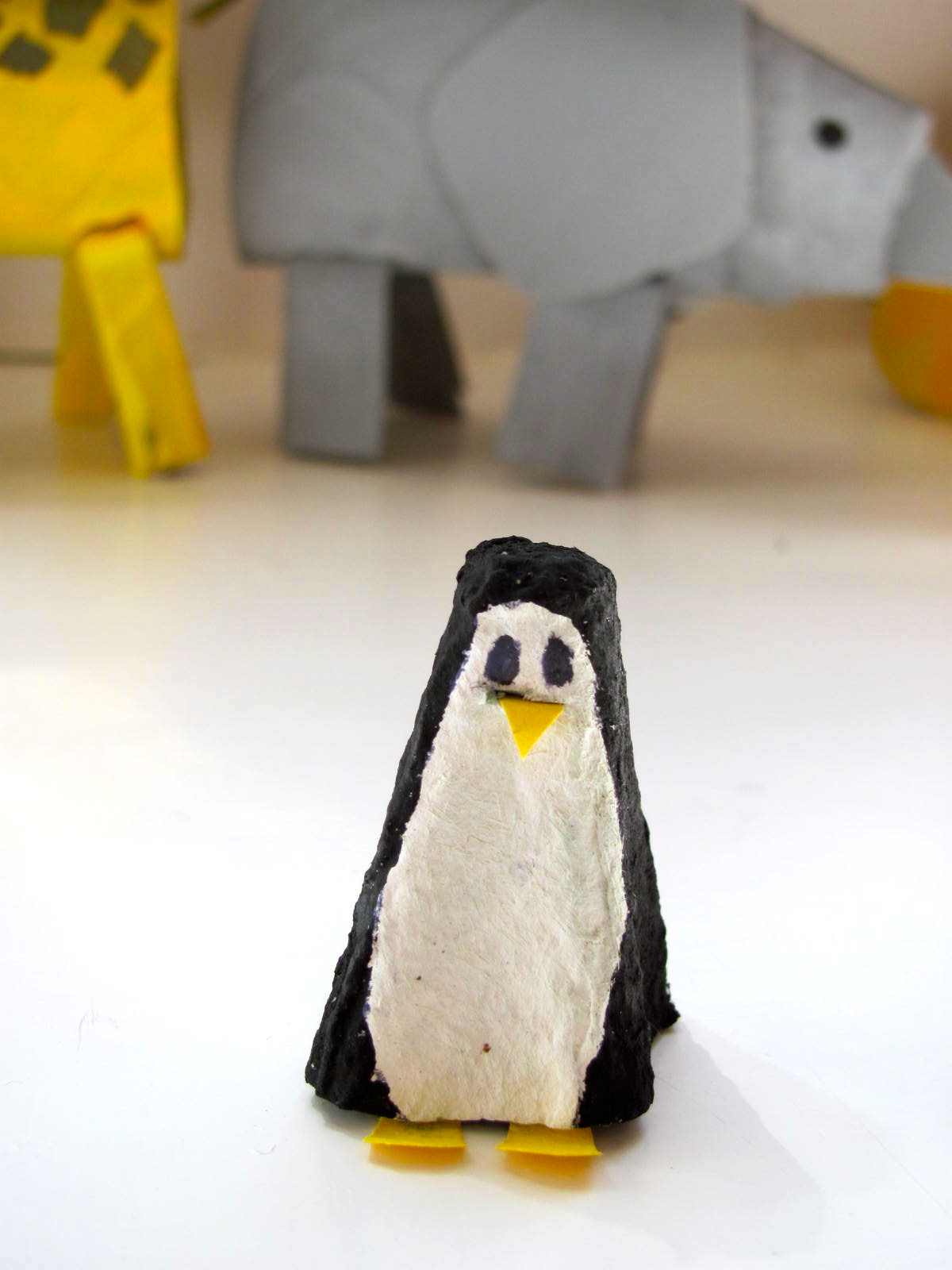 Jumble Tree Egg carton penguins