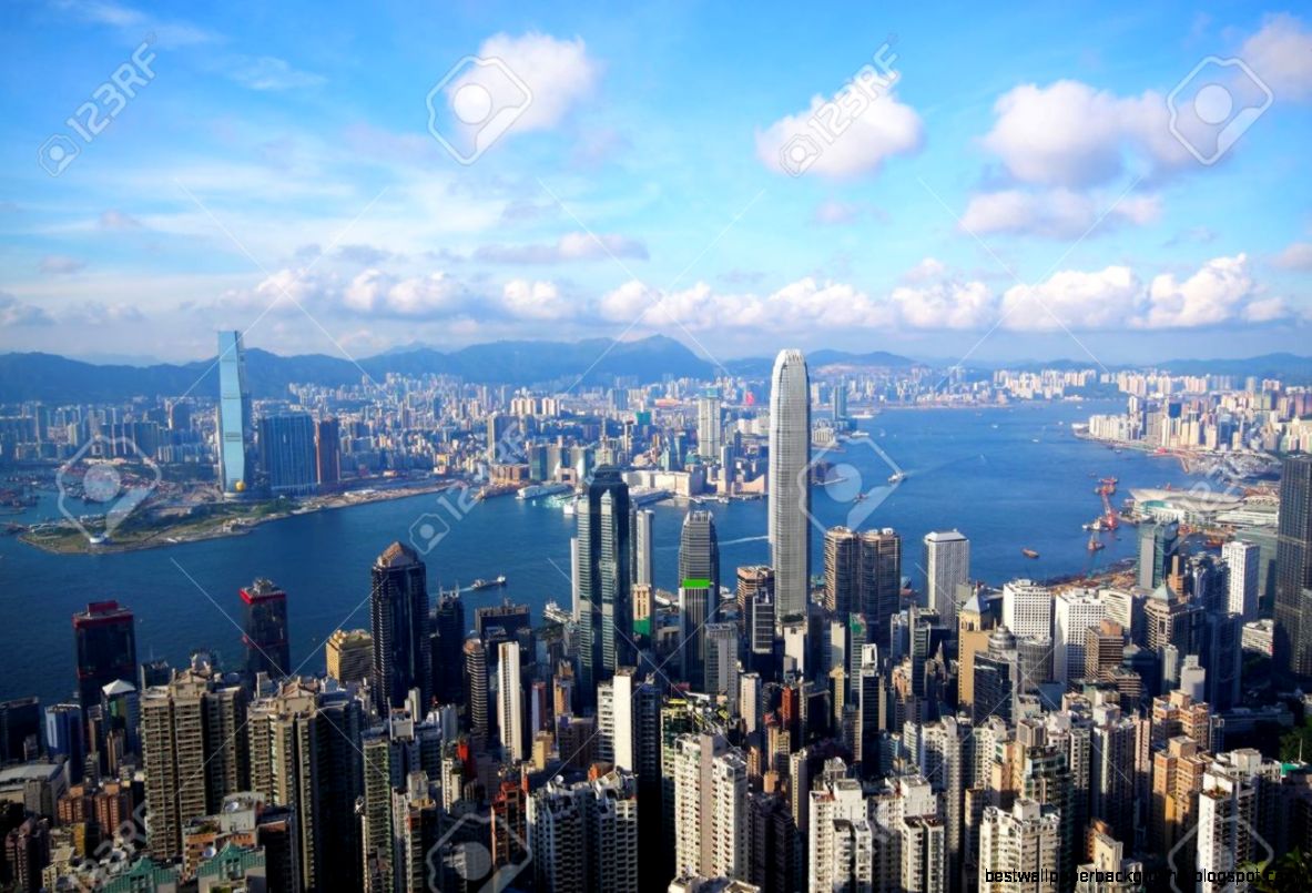 Hong Kong Skyline From Victoria Peak Stock Photo Picture And Hong Kong Skyline From Victoria Peak Stock Photo Picture And