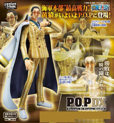  Excellent Model One Piece Neo DX Portraits of Pirates 1/8 Scale Pre-Painted PVC Figure: Navy Headquarters General Kizaru (Borsalino)