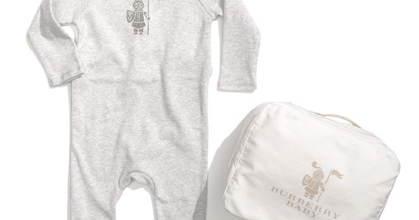 burberry baby pajamas