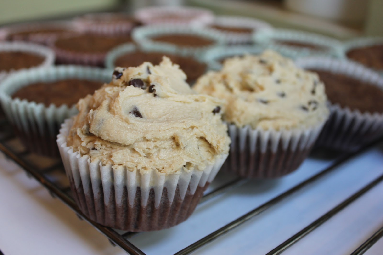 Simply Natural Designs Chocolate Chip Brownies with Cookie Dough Frosting