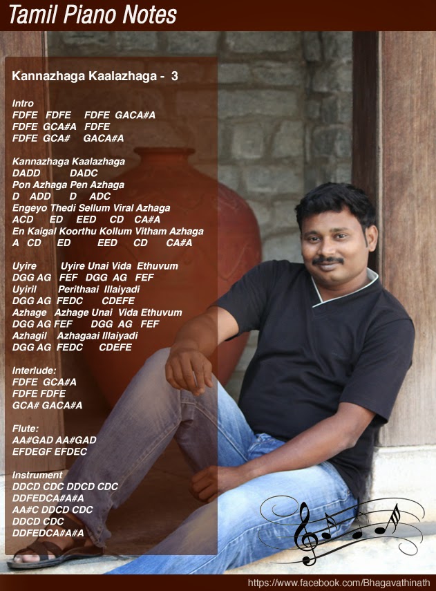 Tamil Song Keyboard Notes