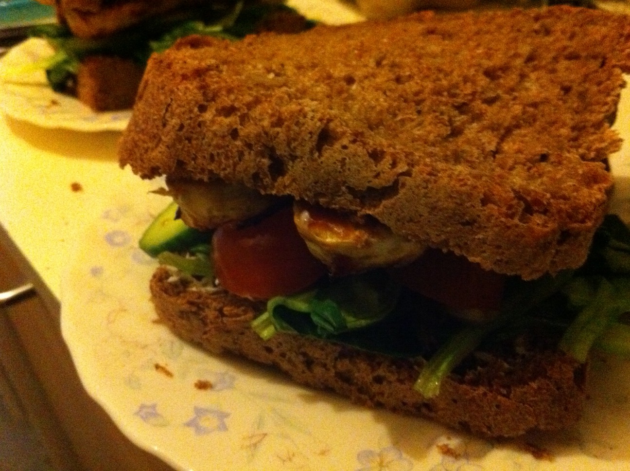 She Likes Bento Weekend Cooking BBQ Tempeh Sandwich