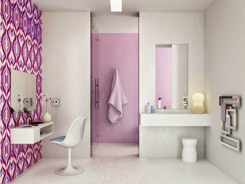 Diseño de baños femeninos - Colores en Casa