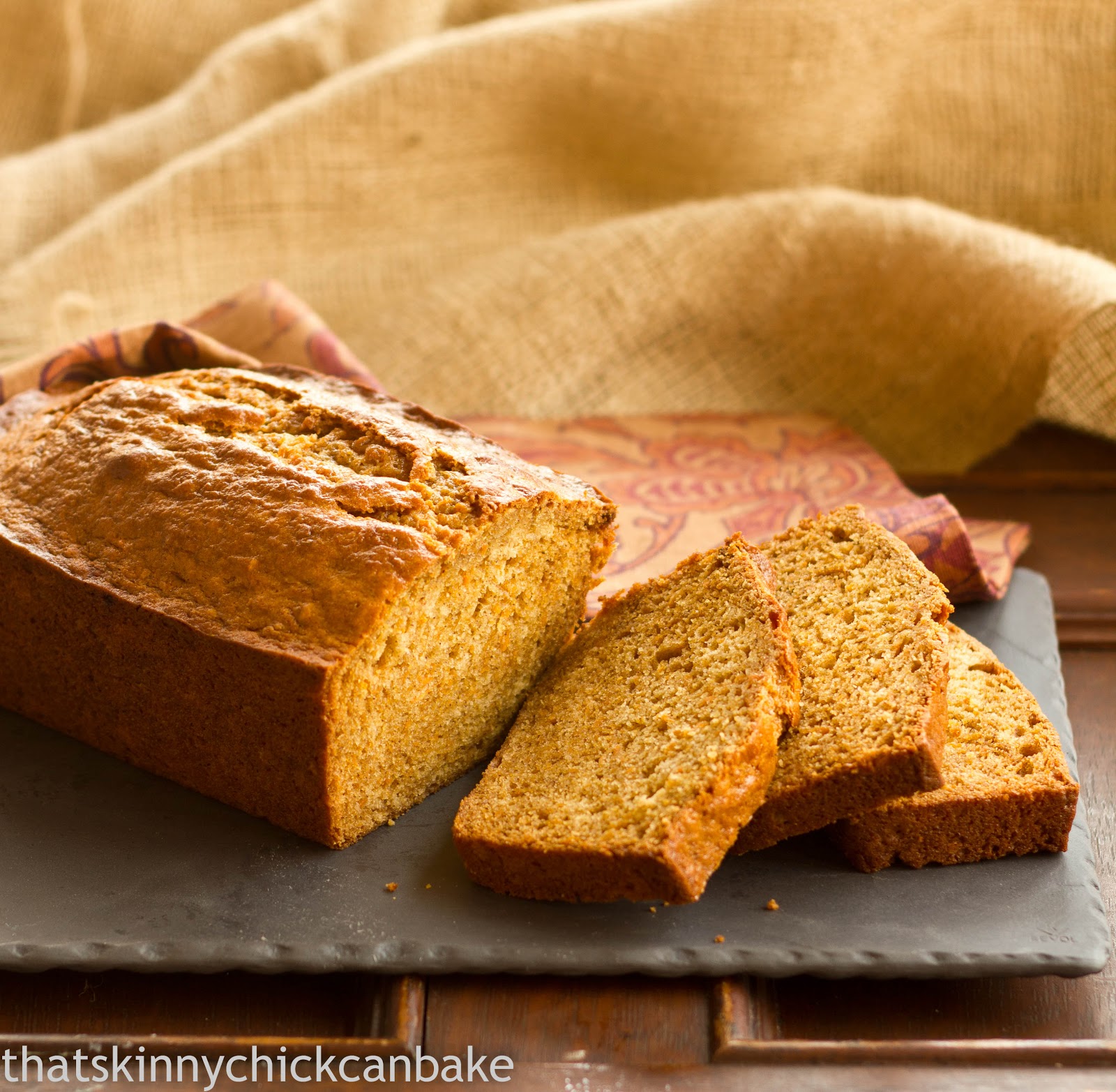 Sweet Potato Bread ImprovChallenge That Skinny Chick Can Bake