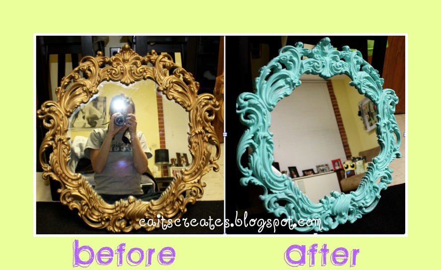 transformation with spray paint (With images) Mirror, Spray paint