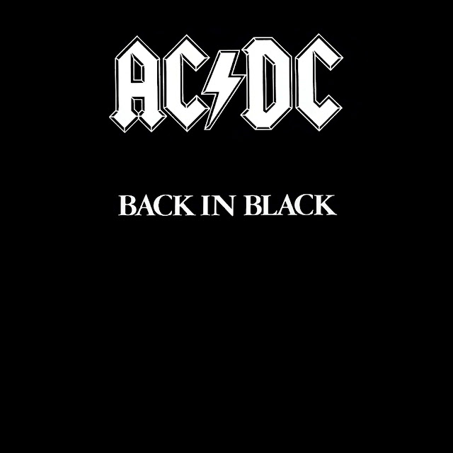 AC DC Back in Black Cover HD Wallpaper
