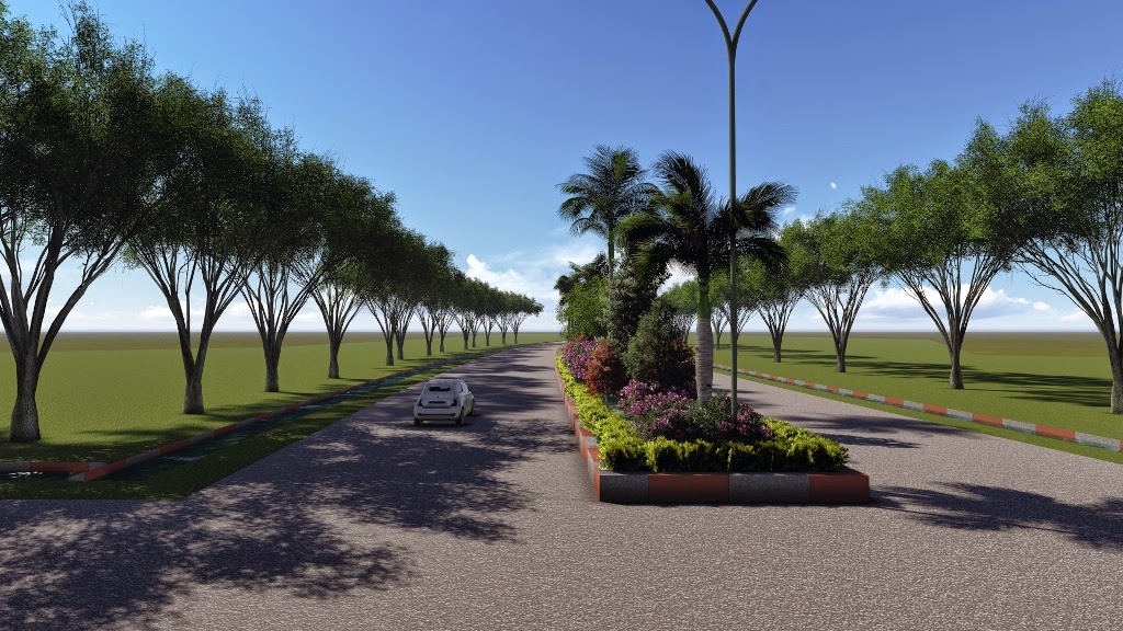 Bt 01 Studio Borneo Rencana Taman Median Jalan A Yani Katingan