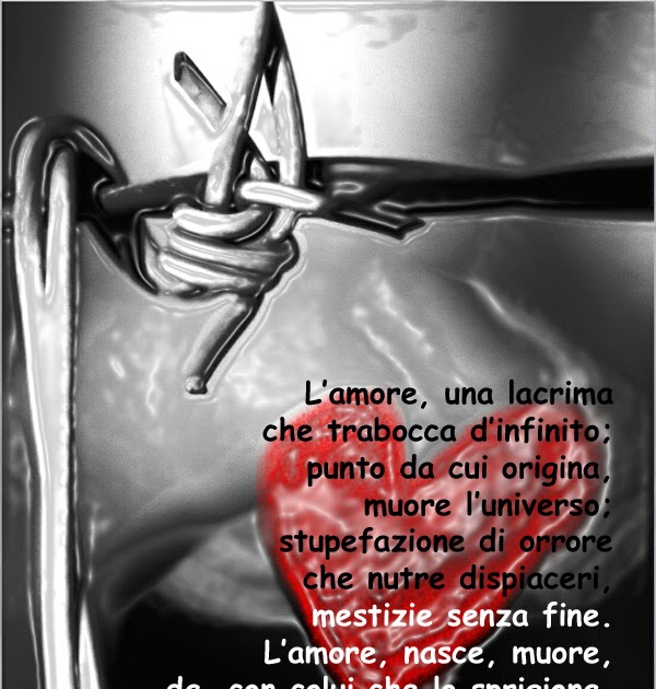 PENSIERI DI RUGIADA... 1998 Amore come dolore