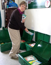 Debra Sorting Books