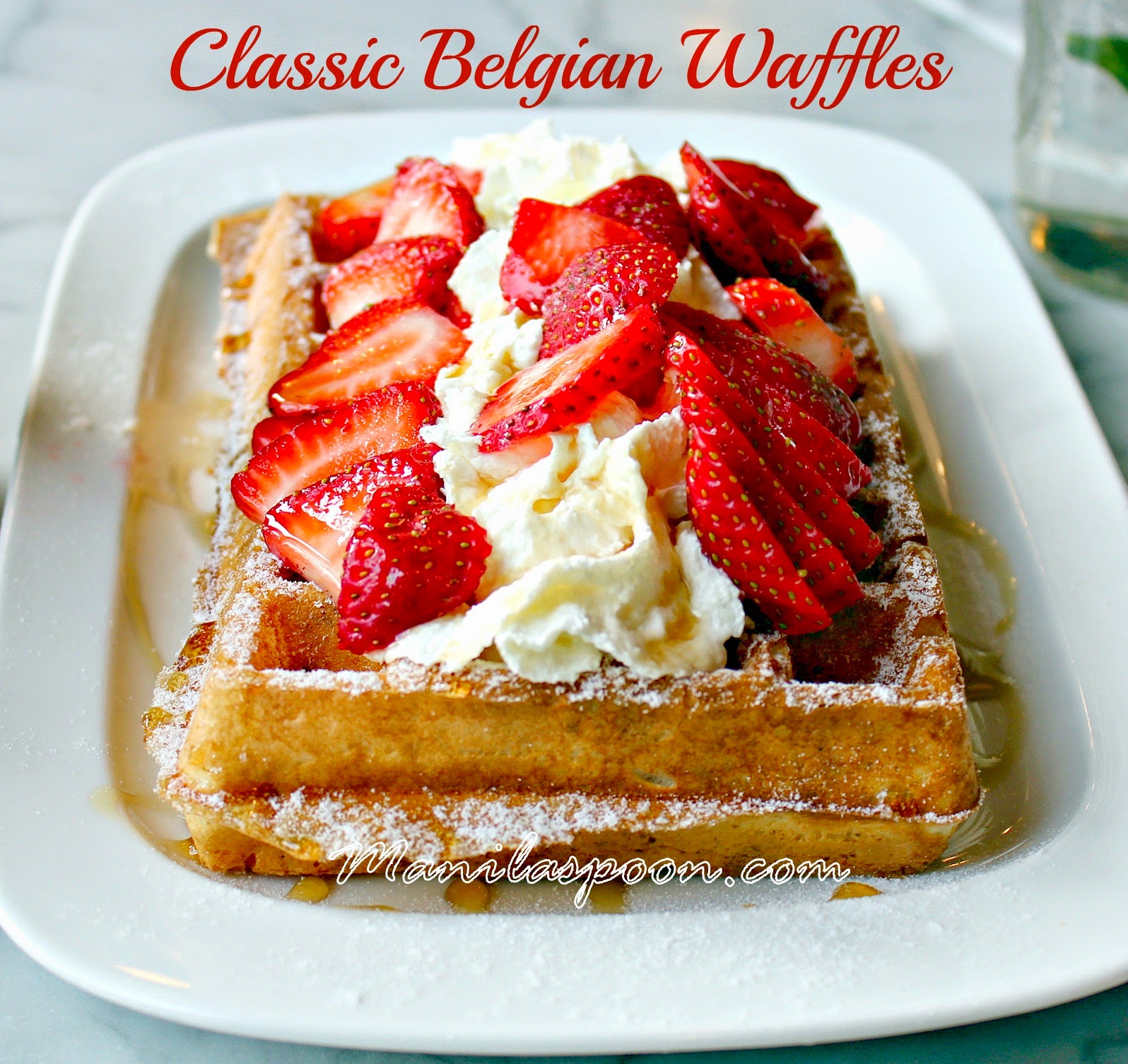 Classic Belgian Waffles | Manila Spoon