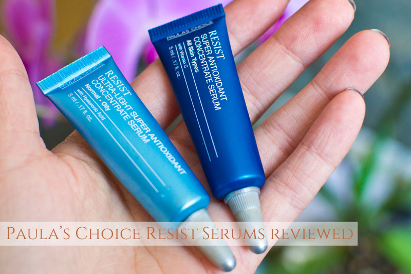 Paula's Choice Resist Serums reviewed Sihaya's World