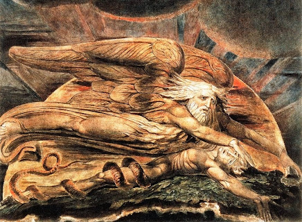 Elohim Creating Adam di William Blake