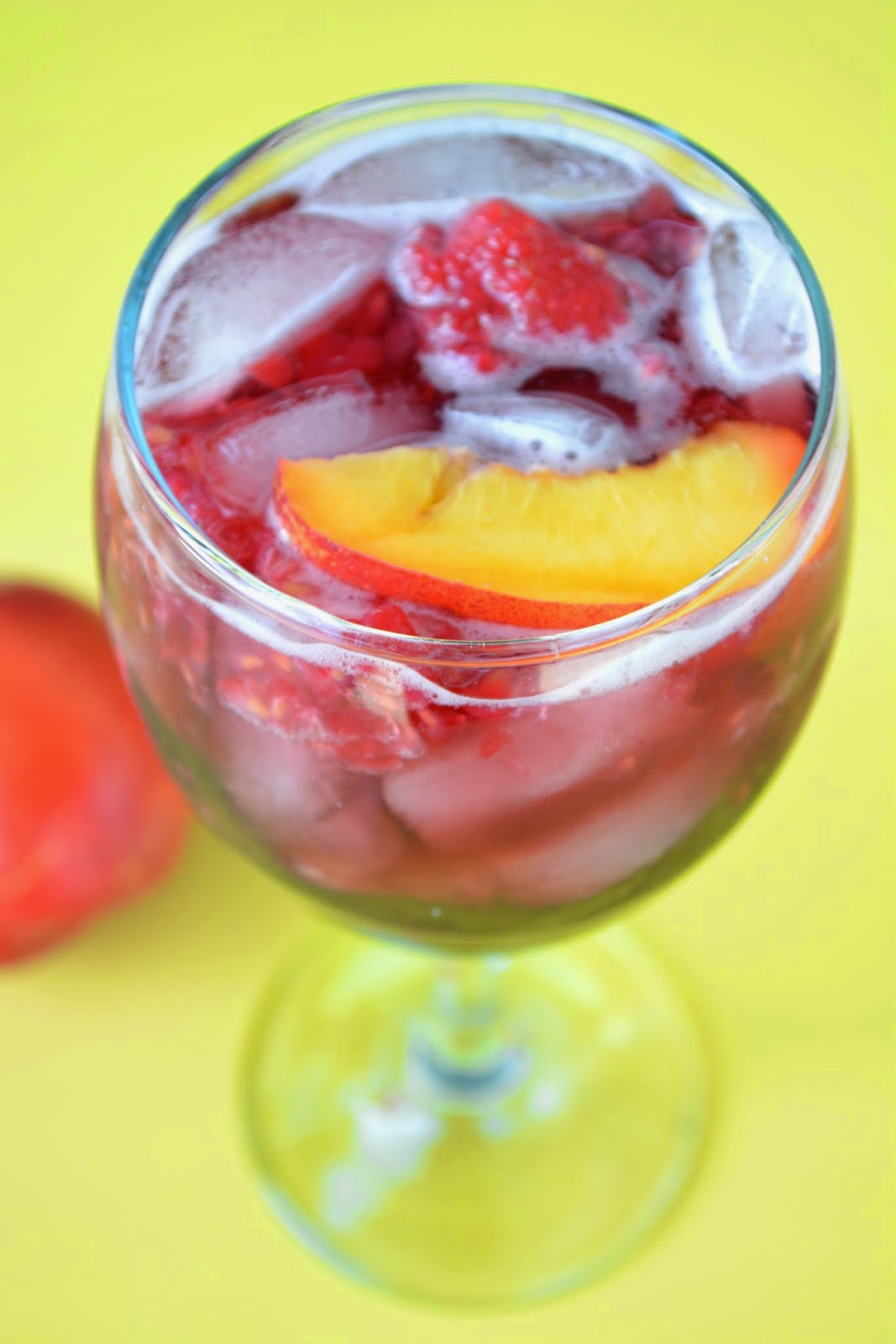 Ladybug's Landing Raspberry Peach Sangria