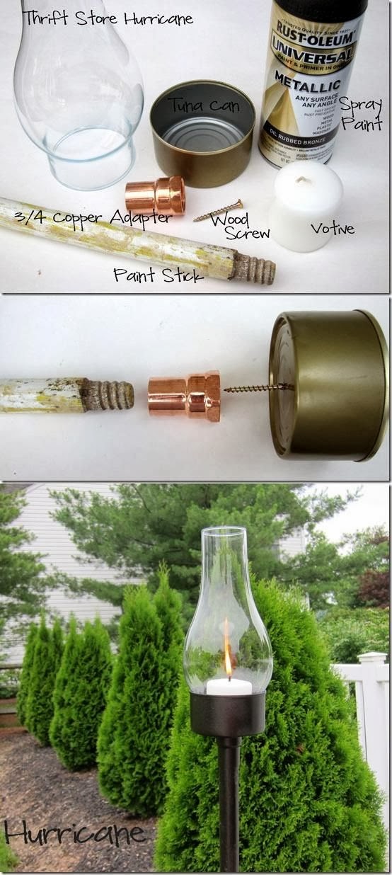 DIY Outdoor Candle Lantern