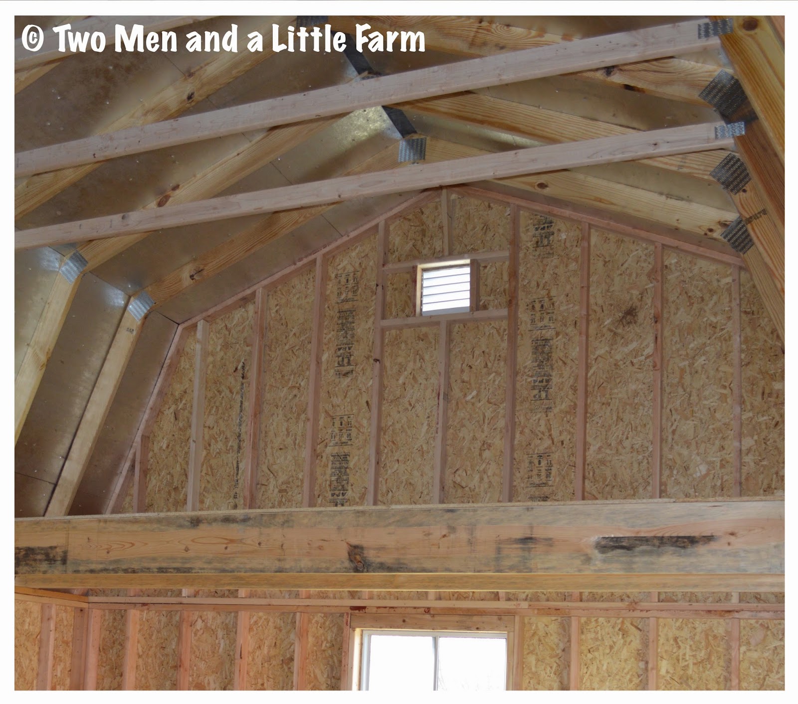 Two Men and a Little Farm: BARN LOFT STORAGE CONTAINER IDEAS
