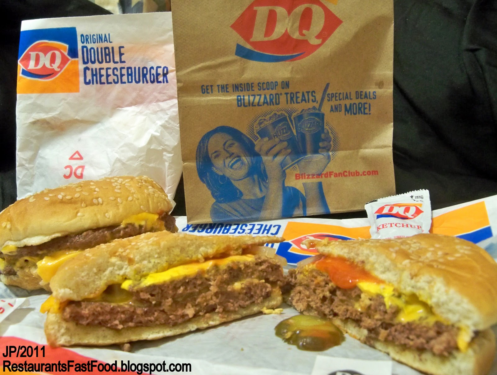 Restaurant Fast Food Menu McDonald's DQ BK Hamburger Pizza Mexican Taco