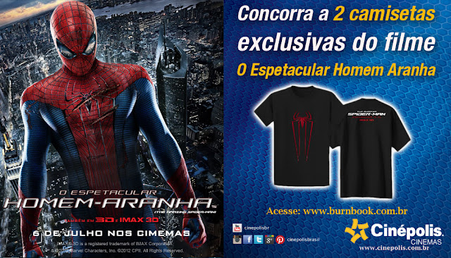 Promo: Concorra a duas camisetas exclusivas do filme O Espetacular Homem-Aranha. 2