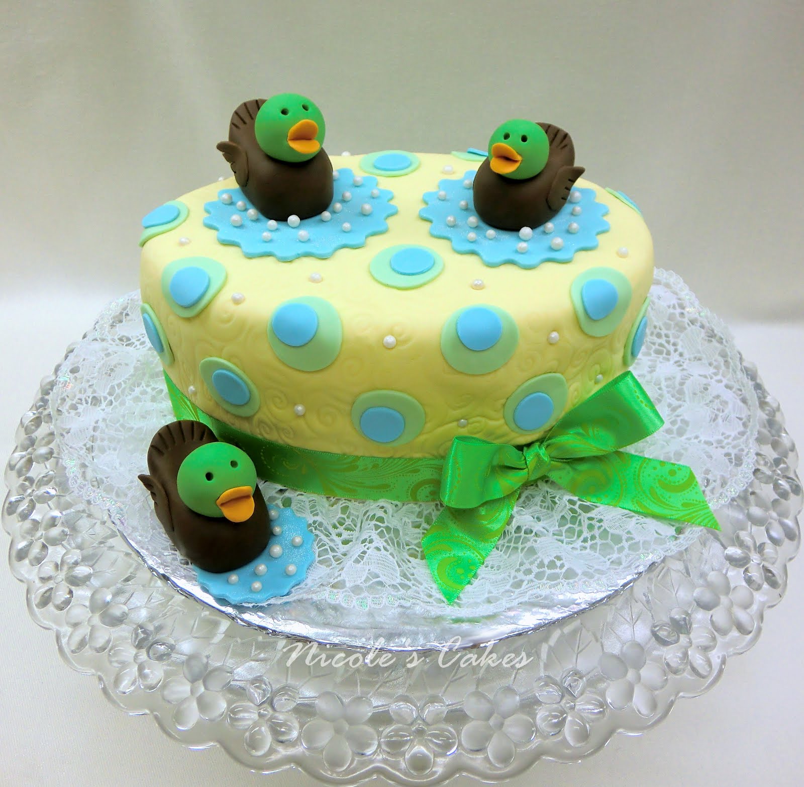 Confections, Cakes & Creations! 'Just Ducky!'... A Baby Shower Cake