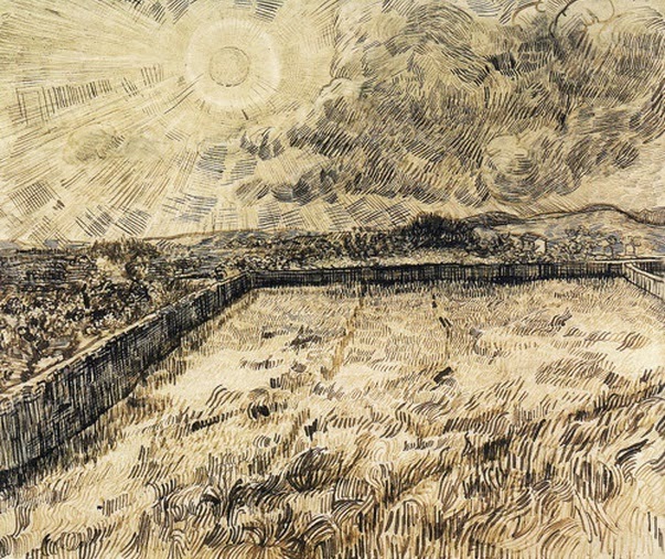 絵画点描にやけるオッサン