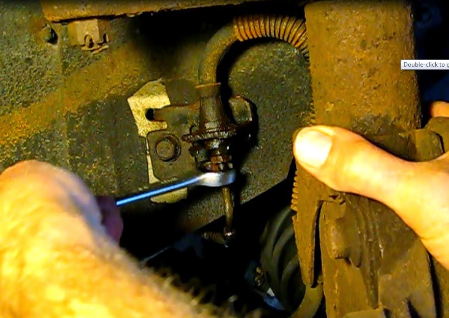 The Original Mechanic How to replace a brake hose that's acting as a