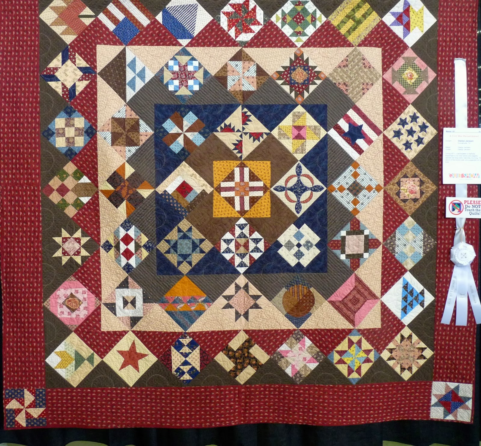 COUNTRY LOG CABIN A WIN AT THE DALLAS QUILT SHOW!!