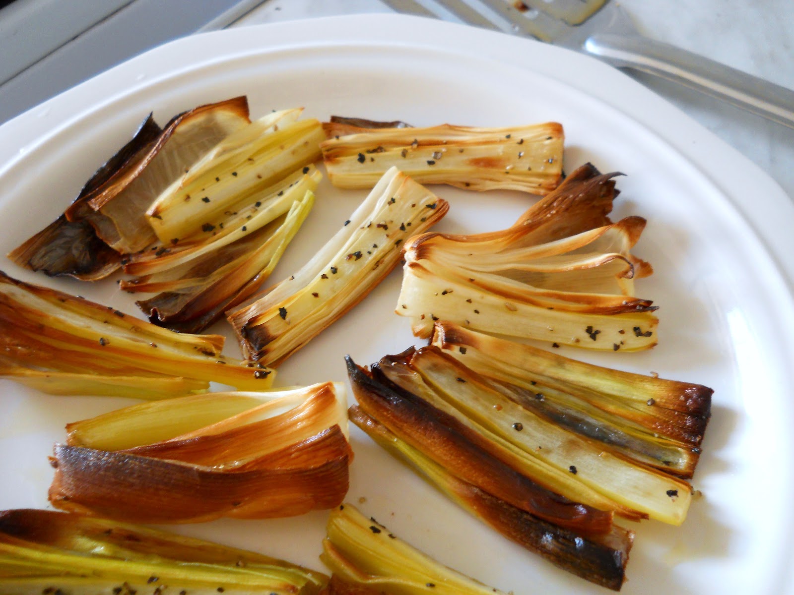 The Vegan Home Chef Not Just for Vichyssoise Roasted Leeks