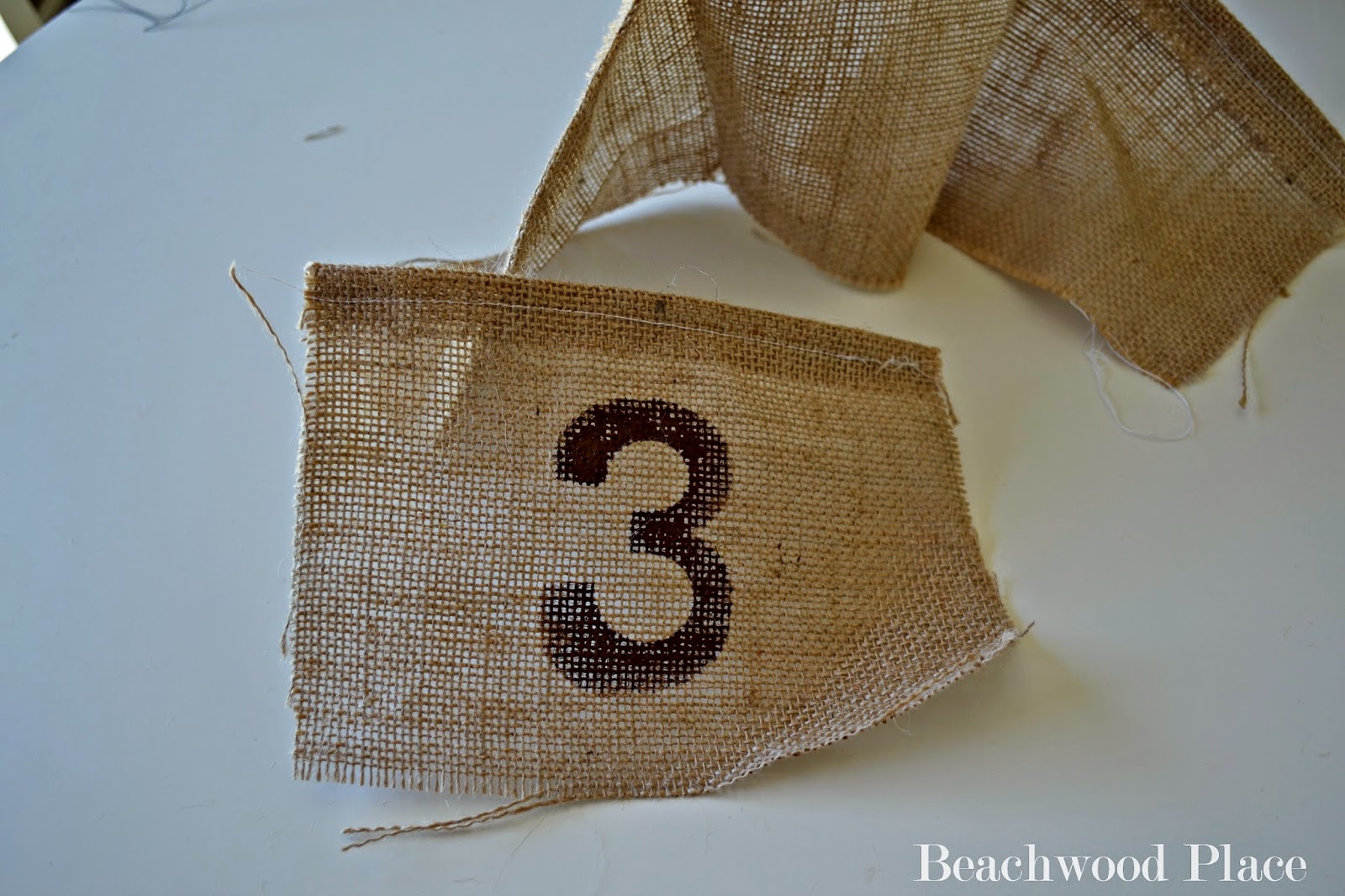Beachwood Place DIY Burlap Plant Cover