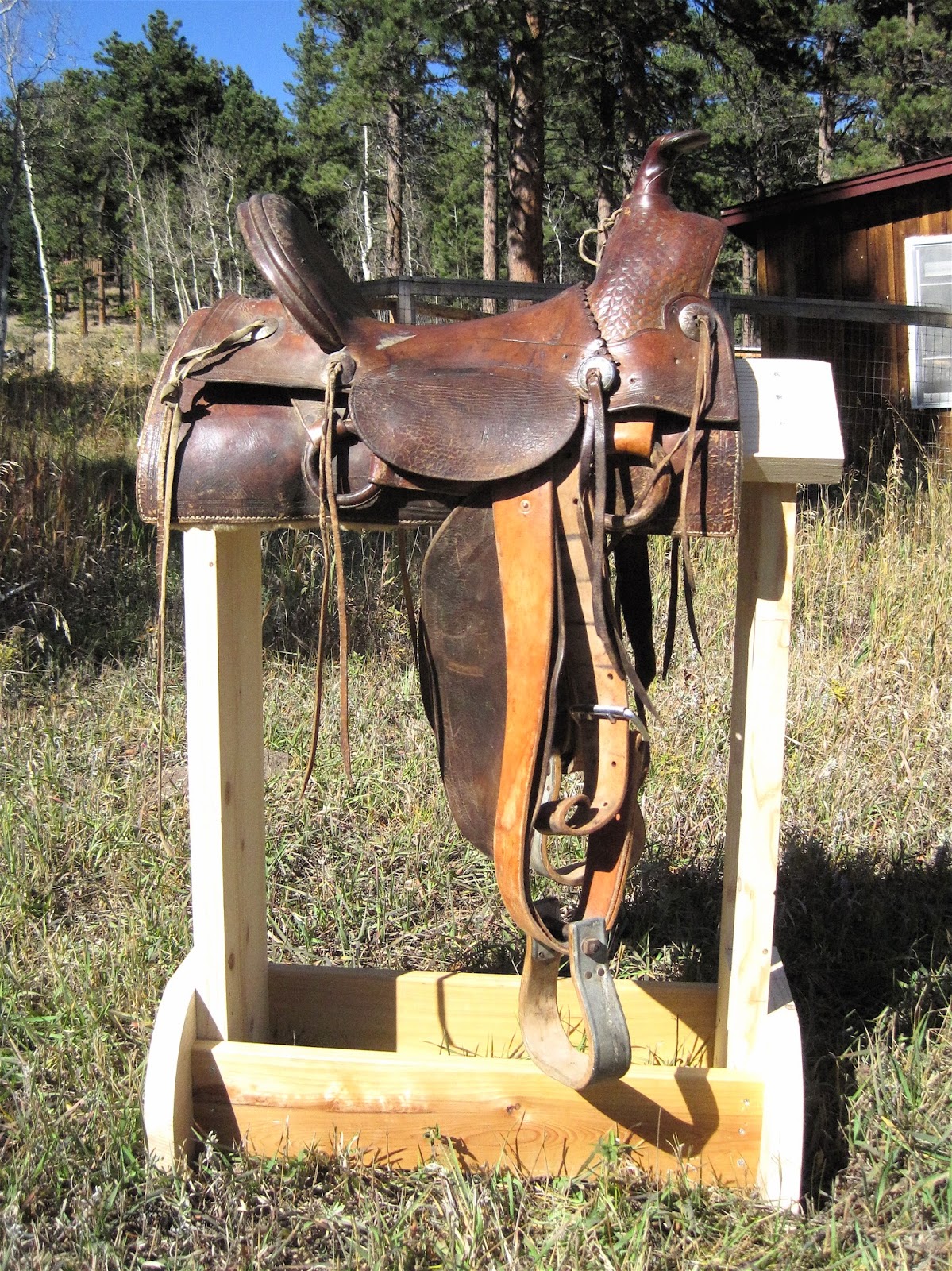 Made a Draw Down Stand for Saddle Making