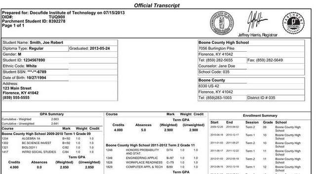 Blank <strong>High School Transcript</strong> Forms | <strong>Transcript Template</strong> ... High school transcript template homeschool