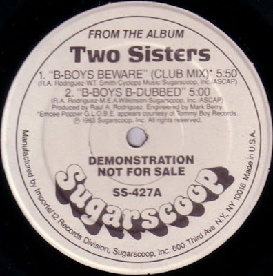 Two Sisters ‎– B-Boys Beware / Destiny (VLS) (1983) (256 kbps)