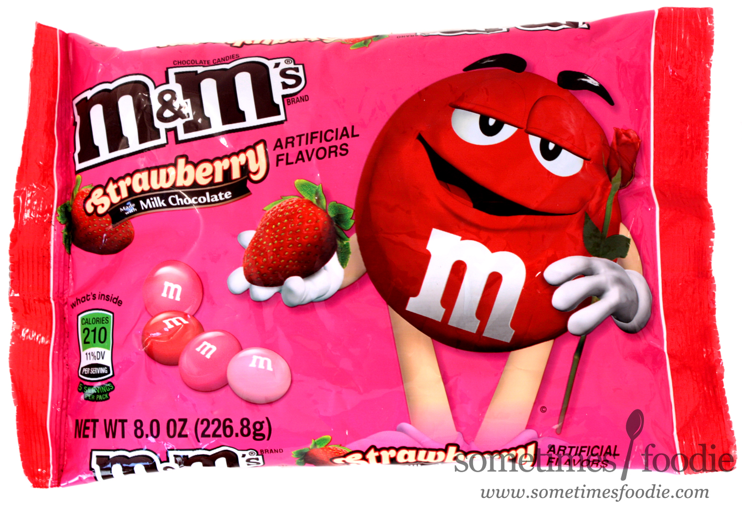 Sometimes Foodie Milk Chocolate Strawberry m&m's Walmart (exclusive)