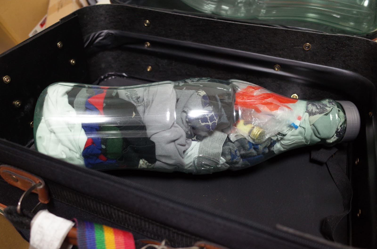 things in a suitcase