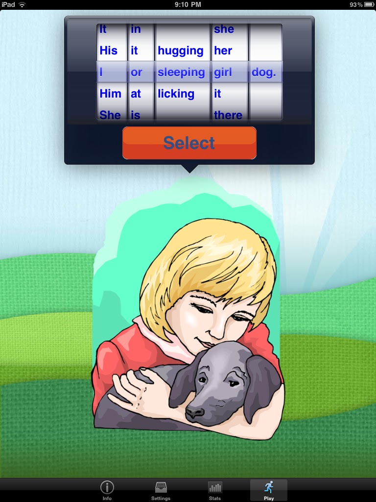 The Next Chapter in my Speech World Sentence Builder app by Mobile