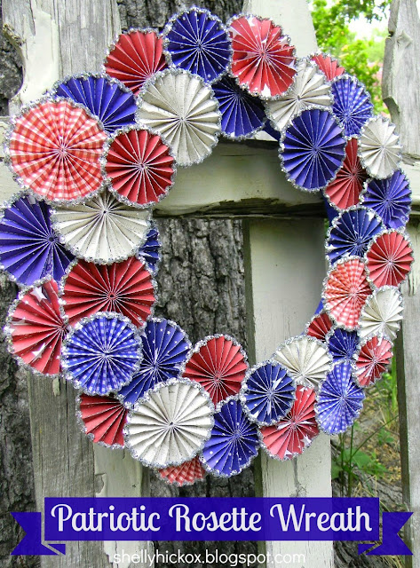 Les inspirations Shelly+hickox+patriotic+rosette+wreath