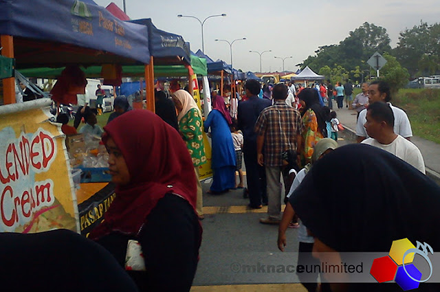 mknace unlimited™ | Pasar tani taman nusantara suasana