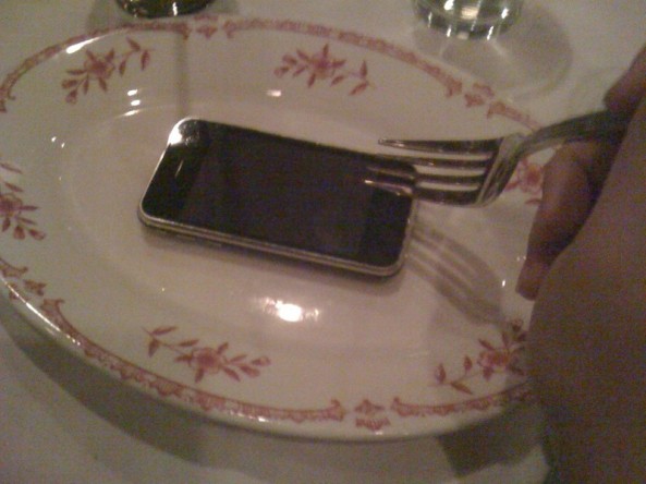 Don't Force Any One To Eat An iPhone !