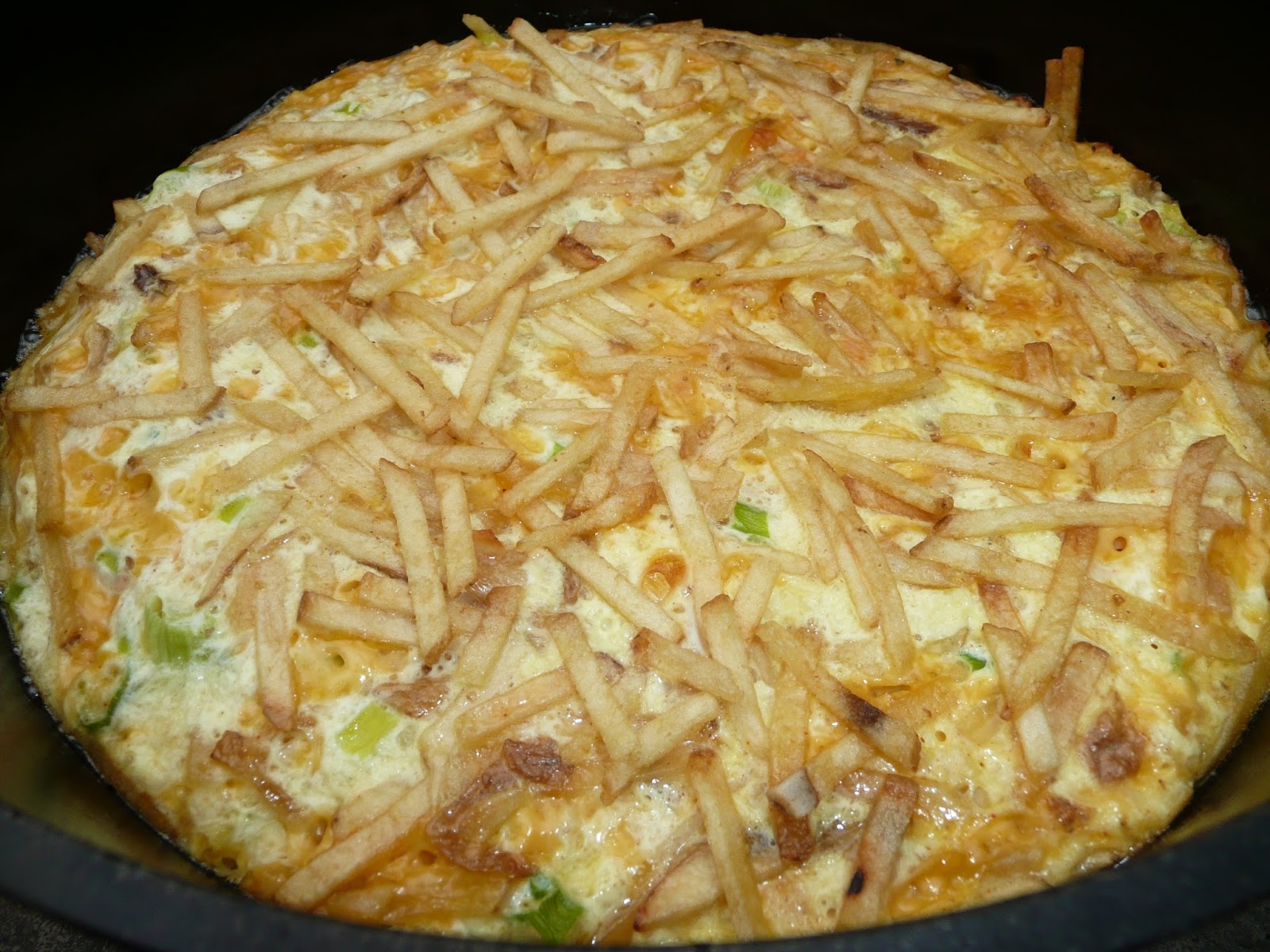 Everyday Dutch Oven Shoestring Potato Quiche