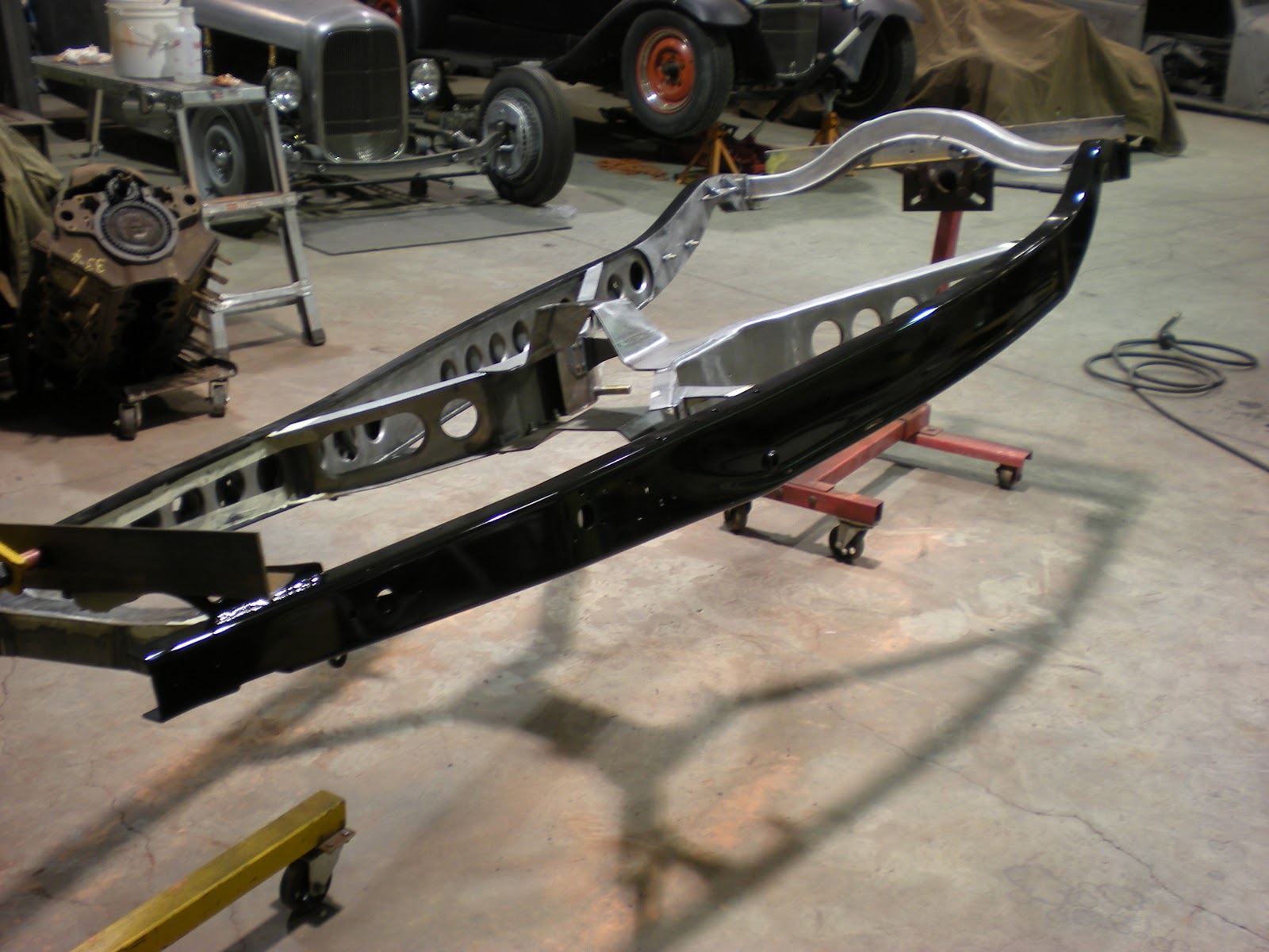Salt Flats Speed Shop 32' Frame Rails Painted