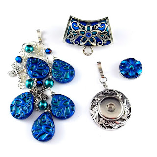 interchangeable jewelry scarf pendants interchanged clasp cascade removed snap bead base different any