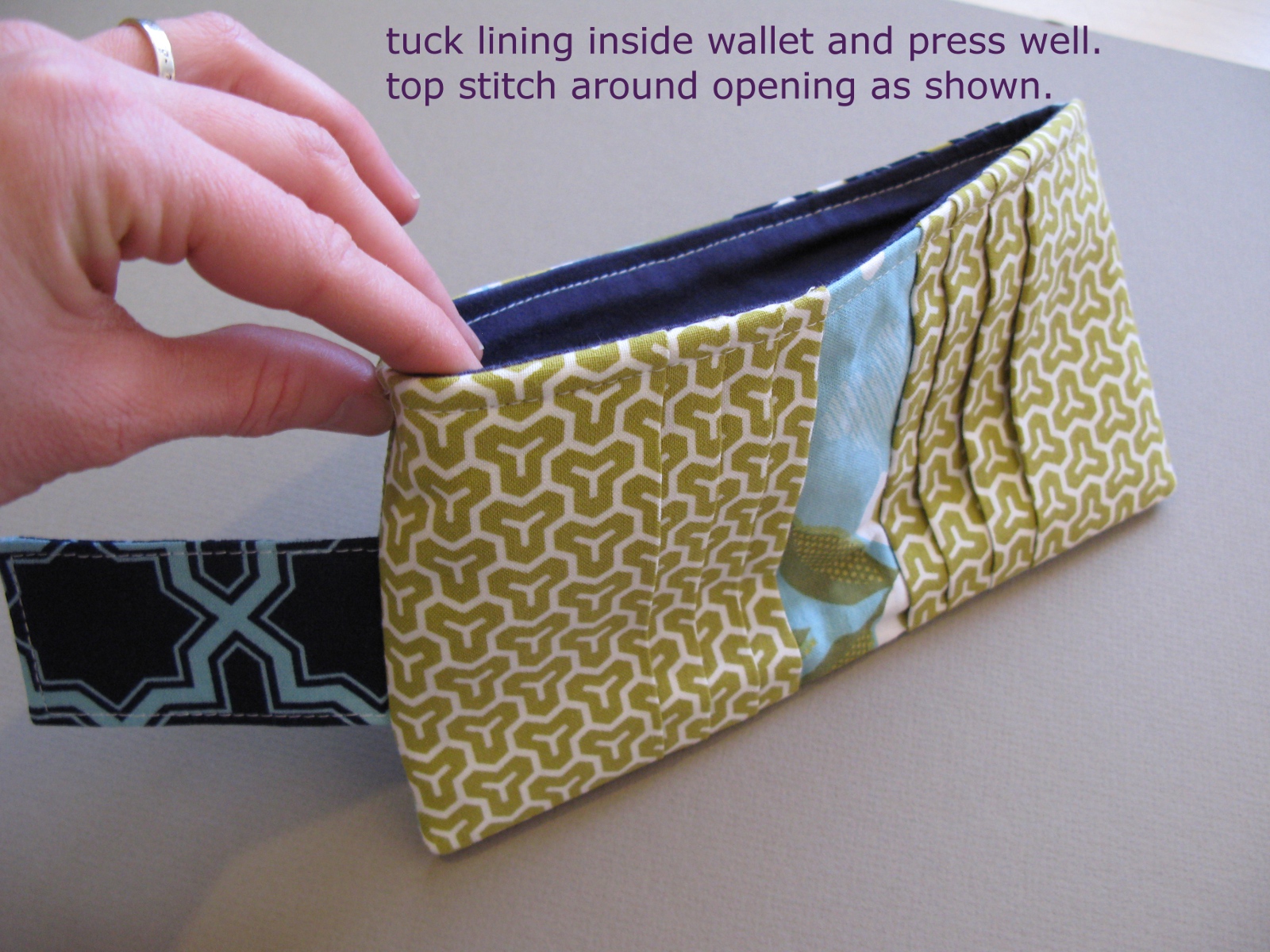 How to sew a wallet with RFID blocking fabric - Sewspire