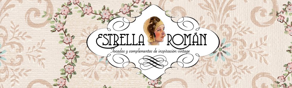 Estrella Román tocados y complementos  de inspiración vintage