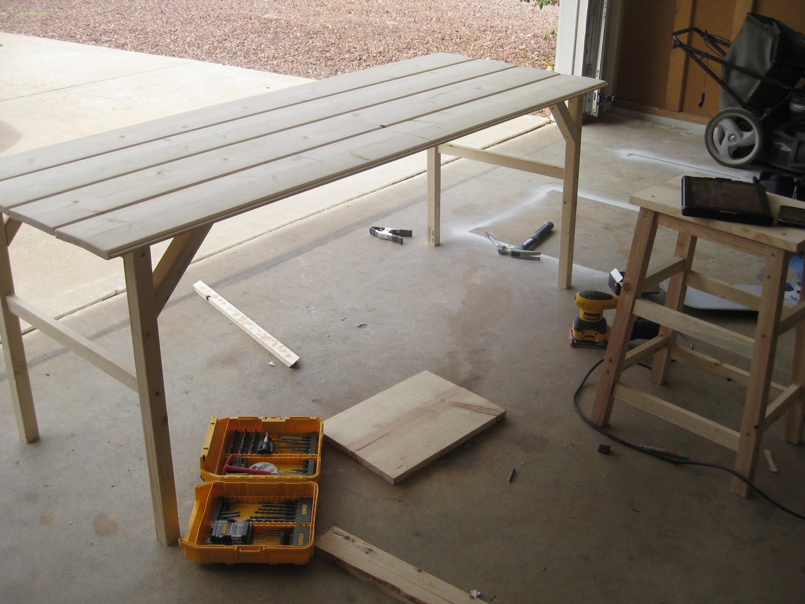 Zigzags And Blossoming Diy 6 Foot All Wood Desk
