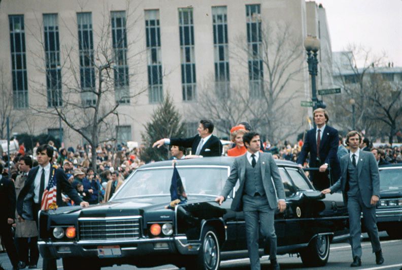 1/20/81: Reagan inaugural motorcade