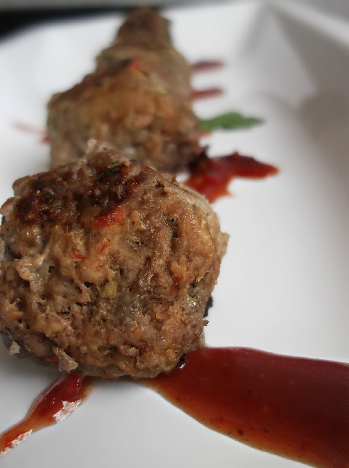 Lick The Spoon Luke's Spicy Meatballs with Plum Sauce