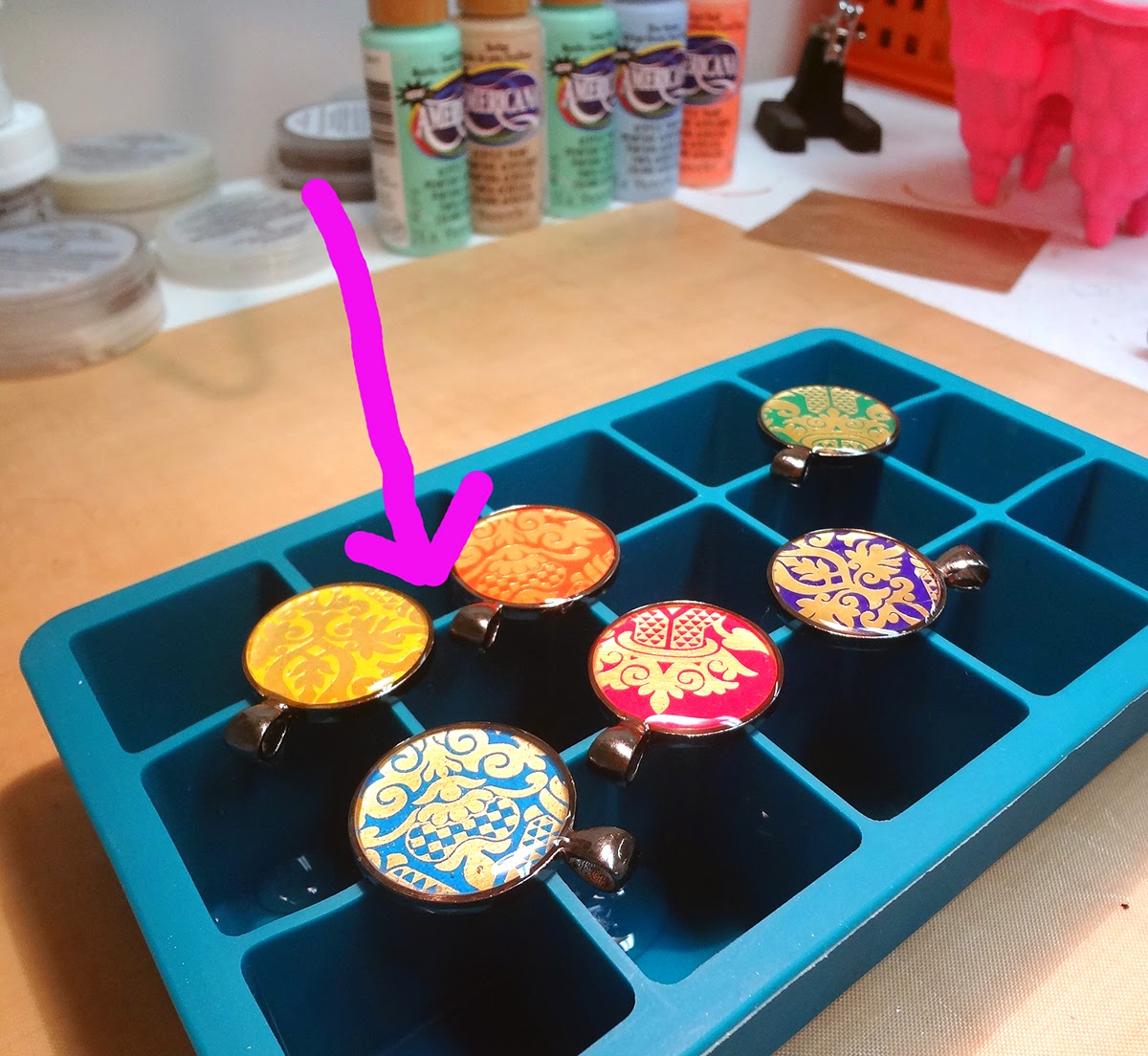 Resin Crafts I Have A Dream Tea Package to Jewelry Project