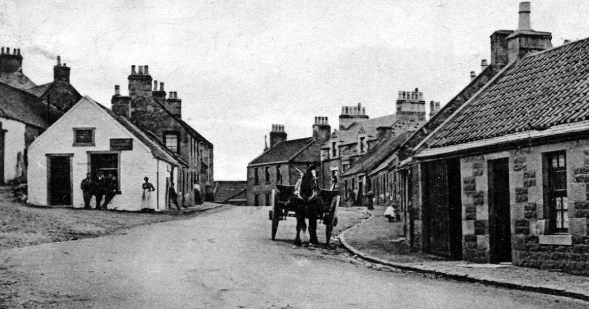 Tour Scotland Photographs Old Photographs Main Street Leuchars Fife