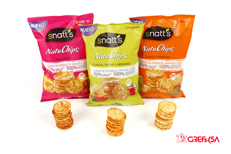 Snatts Natuchips de Grefusa: mas sabor, menos grasas Snatts Natuchips de Grefusa: mas sabor, menos grasas
