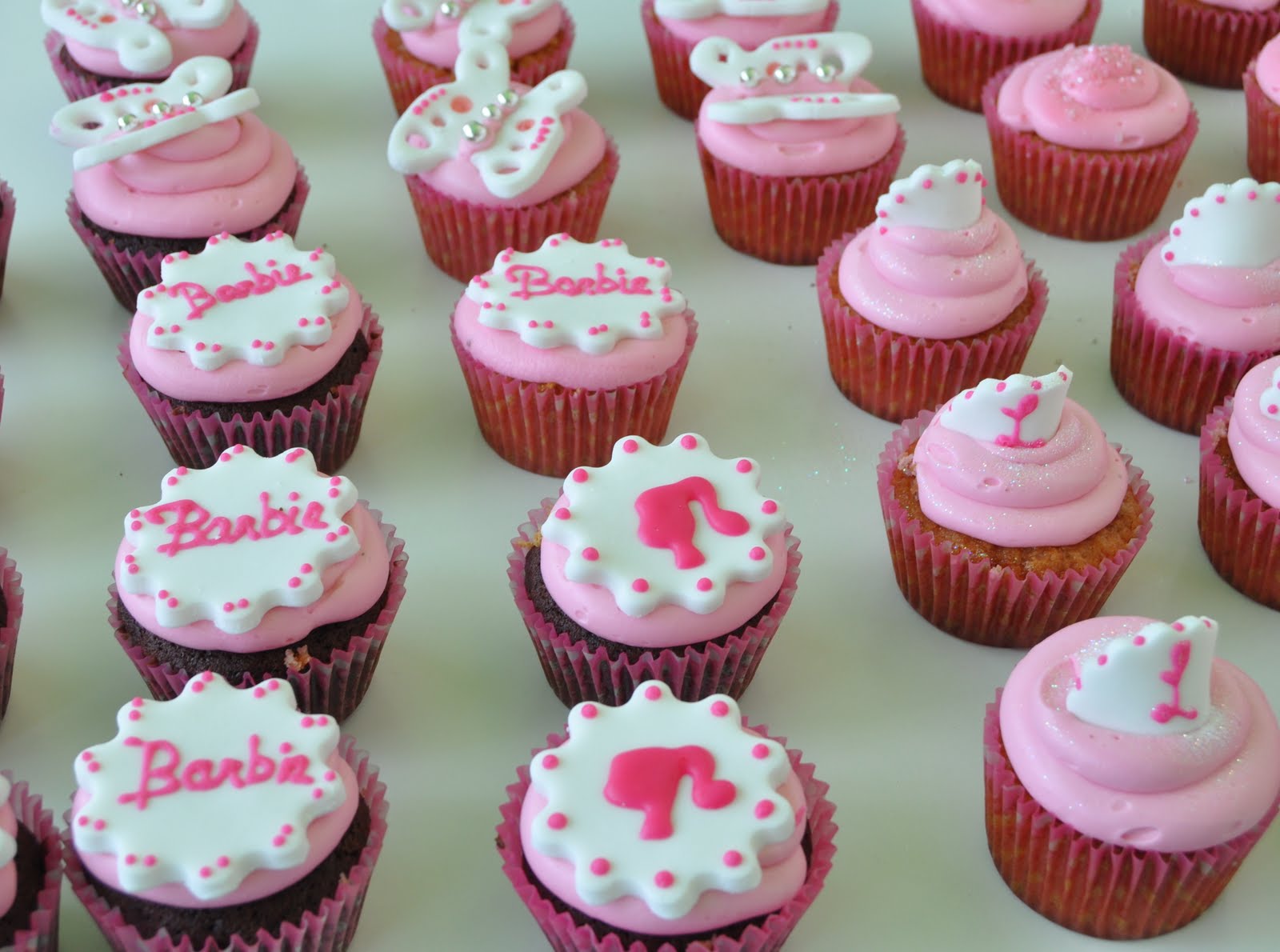 cupcake de barbie