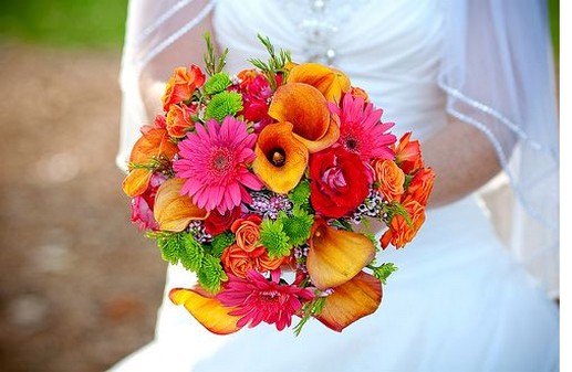 Colorful Wedding Bouquets